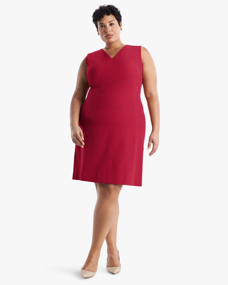 Plus size model wearing Annie A-Line Dress by M.M.LaFleur | Dia&Co | dia_product_style_image_id:160710